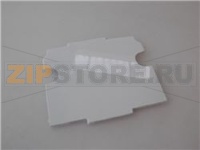 CARTER IN PLASTICA BIANCA 117x98 mm