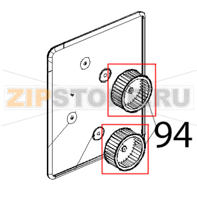 Ventola D=196, H=81, 39 pale, inox dado M8 Unox XVC 515G Ventola D=196, H=81, 39 pale, inox dado M8 Unox XVC 515GЗапчасть на деталировке под номером: 94