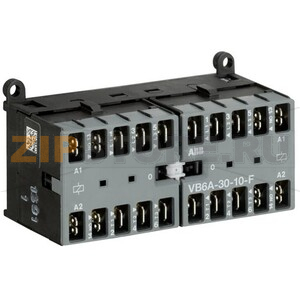 Миниконтактор реверсивный VB6A-30-10-F, 9 A, 400 В, AC3, катушка: 230 В/АС ABB GJL1211913R8100 