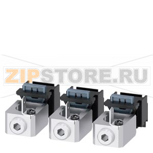wire connector CU with control wire voltage tap-off 3 units accessory for: 3VA4/5 125 Siemens 3VA9133-0JK11 