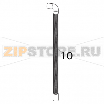 Tubo scarico D19 Elettrobar Fast 80D Tubo scarico D19 Elettrobar Fast 80DЗапчасть на деталировке под номером: 10