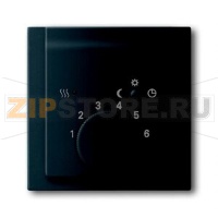 Накладка для терморегулятора, чёрный бархат ABB 2CKA001710A3919