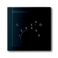 Накладка для терморегулятора, чёрный бархат ABB 2CKA001710A3919