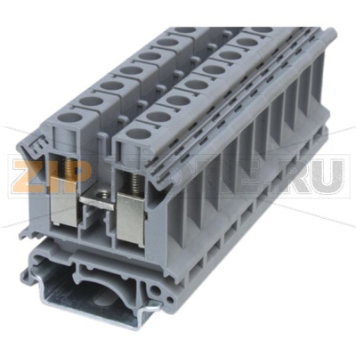 Клемма проходная, универсальная, серая CHIKU RUK 10N 