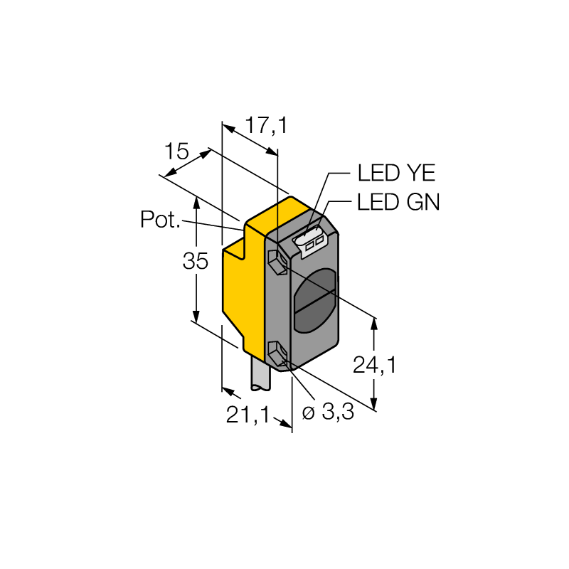 Датчик фотоэлектрический Turck QS18VP6DB 