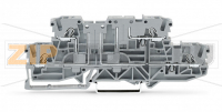 Двухуровневые базовые клеммы; L/L; для DIN-рейки 35 x 15 и 35 x 7,5; 2,5 мм; Push-in CAGE CLAMP®; 2,50 mm; серые Wago 2002-2961