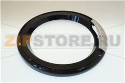 Glass door black + Grip silver 