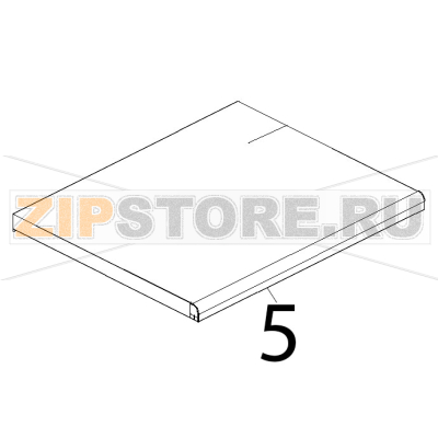 Coperchio inox Unox XB 403G Coperchio inox Unox XB 403GЗапчасть на деталировке под номером: 5
