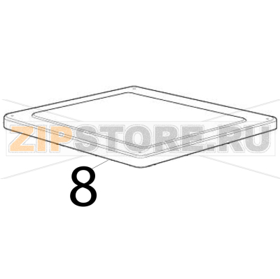 Pannello superiore Scotsman MF 46 AS Pannello superiore Scotsman MF 46 ASЗапчасть на деталировке под номером: 8
