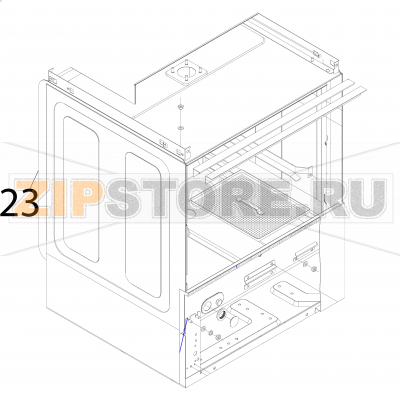 Welded box Fagor FI-48 Welded box Fagor FI-48Запчасть на деталировке под номером: 23Название запчасти Fagor на английском языке: Welded box FI-48.