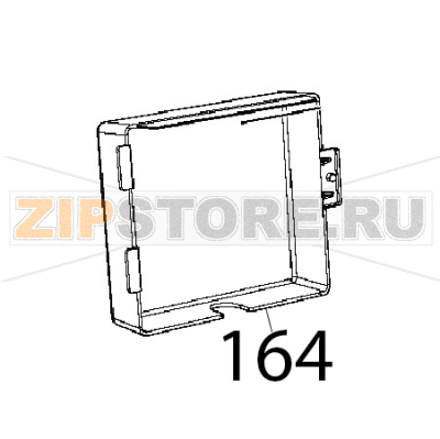 Cover for terminal box Unox XB 895 Cover for terminal box Unox XB 895Запчасть на деталировке под номером: 164