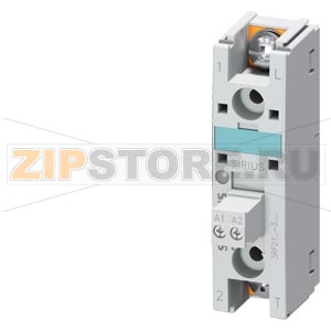 ПОЛУПРОВОДНИКОВОЕ РЕЛЕ 3RF2, МОНТАЖНАЯ ШИРИНА 22,5MM, 50A 24-230V / 110-230VAC ЗАЖИМЫ ДЛЯ КОЛЬЦЕВЫХ НАКОНЕЧНИКОВ Siemens 3RF2150-3AA22 