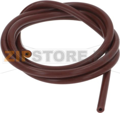 TUBE BROWN SILICONE ø 8x5 mm 