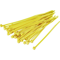 Стяжки кабельные 100 мм, желтые, 100 шт TRU Components TC-KL32BKZ-15M203