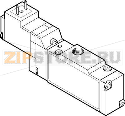 Распределитель с электроуправлением Festo MEH-3/2-1/8-P-B 