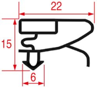 SNAP-IN GASKET 615x408 mm