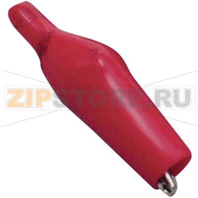 Щуп-зажим, тип: крокодил, красный, 15 мм, длина: 41 мм, 1 шт TRU Components 1582220 