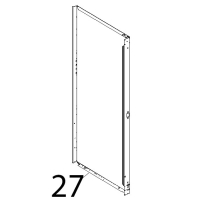 Fianco DX inox Unox XBC 905