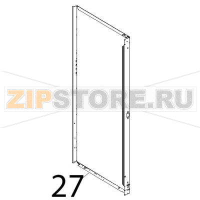 Fianco DX inox Unox XBC 905 Fianco DX inox Unox XBC 905Запчасть на деталировке под номером: 27