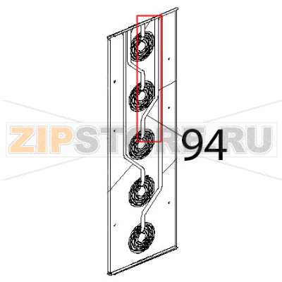 Tubo int. umidita&#039; DX, Ø: 16x1 Unox XBC 905 Tubo int. umidita' DX, Ø: 16x1 Unox XBC 905Запчасть на деталировке под номером: 94