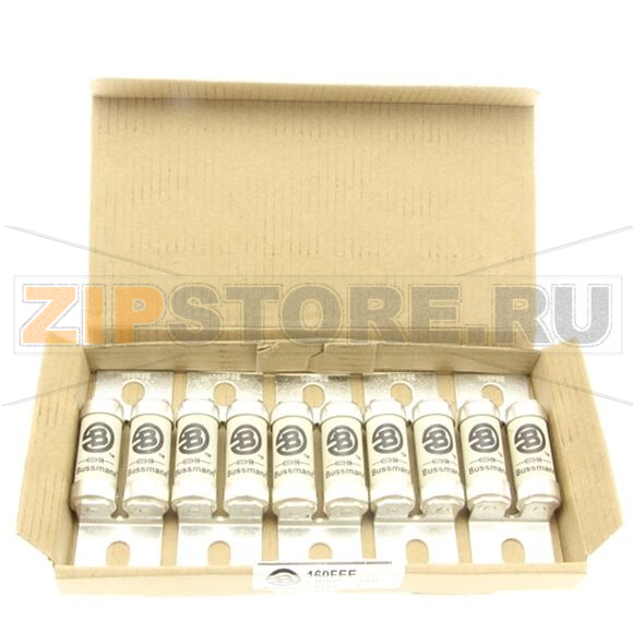 Предохранитель, 160 A, AC 690 В, DC 500 В, 200 кА, BS88, 37x94 мм, aR, BS Eaton 160A 690V AC TYPE 