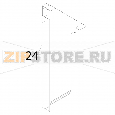 Alu. rear panel Fagor FI-48 B Alu. rear panel Fagor FI-48 BЗапчасть на деталировке под номером: 24Название запчасти Fagor на английском языке: Alu. rear panel FI-48 B.