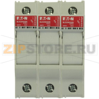 Держатель предохранителя, 32 A, AC 690 В, 10x38 мм, 3P, UL, IEC Eaton 3Pole 30A 600V MFH For 10X3