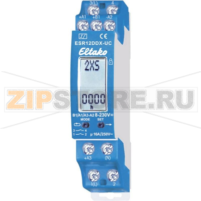 Реле импульсное на DIN-рейку 230 В, 8 А, 2000 Вт, 1 шт Eltako ESR12DDX-UC 