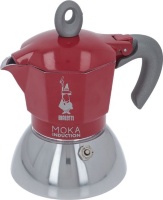 MOKA INDUCTION 2 CUPS RED BIALETTI