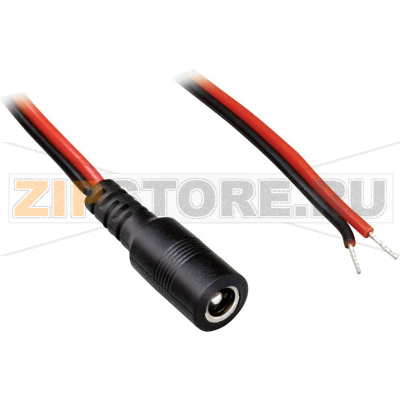 Гнездо низковольтное 2.5 мм, 5.5 мм, 1 м, 1 шт TRU Components TC-2511285 