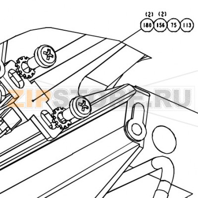 Зубчатая шайба М3 Datamax A-6310 RH Зубчатая шайба М3 Datamax A-6310 RHЗапчасть на сборочном чертеже под номером: 156Название запчасти Datamax на английском языке: (25PK) WASHER M3 EXT TOOTH LOCK CRES