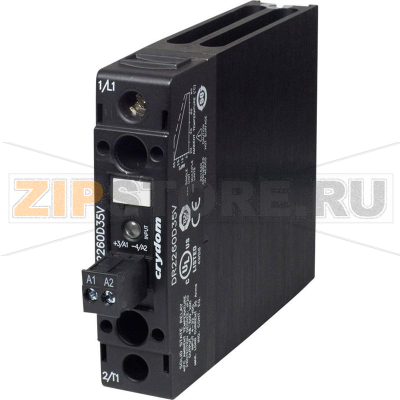 Контактор полупроводниковый 20 А, 600 В/AC, 1 шт Crydom DR2260D20V 