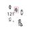 Scrocco maniglia SX CT BT Unox XBC 615EG