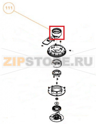 Hopper Collar Cunill Machigan                       Hopper Collar Cunill MachiganЗапчасть на сборочном чертеже под номером: 111Название запчасти Cunill на итальянском языке: Hopper Collar Cunill Machigan