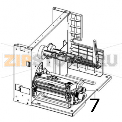 Media damper assembly TSC ML340P Media damper assembly TSC ML340PЗапчасть на деталировке под номером: 7