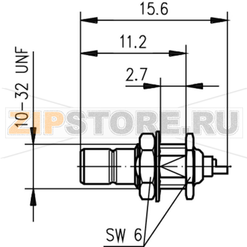 Разъем SMB, 50 Ом, 1 шт Telegärtner J01160A0031 