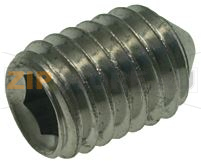 VITE SENZA TESTA A CAVA ESAGONALE M6x10 