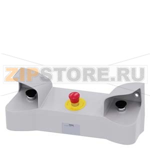 ДВУРУЧНЫЙ ПОСТ УПРАВЛЕНИЯ, 22MM, С КРУГЛЫМИ ВЫРЕЗАМИ, МАТЕРИАЛ КОРПУСА - МЕТАЛЛ, КРЫШКА КОРПУСА - СЕРАЯ, 3 КОМАНДНЫХ ТОЧКИ, МЕТАЛЛ, СТАНДАРТНАЯ КОМПЛЕКТАЦИЯ: 2 ЧЕРНЫЕ ГРИБОВИДНЫЕ КНОПКИ 40MM, 2 X 1НО+1НЗ, ВИНТОВЫЕ КЛЕММЫ, 1 ГРИБОВИДНАЯ КНОПКА АВАРИЙНОГО О 