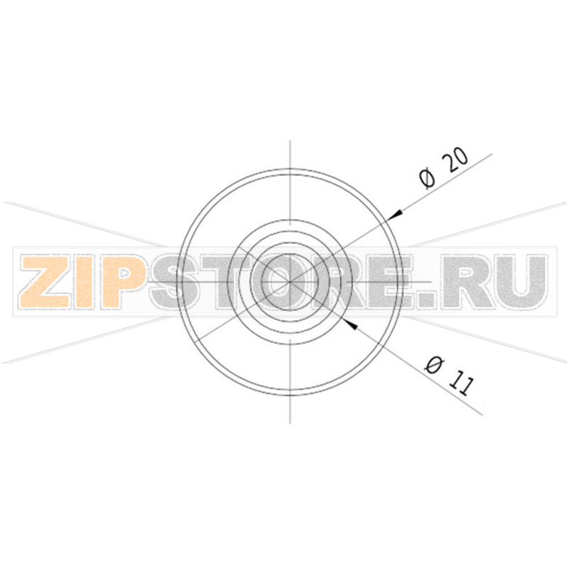 Модуль лазерный, зеленый, 10 МВт Picotronic LD532-10-3(20x80) 