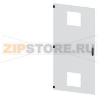 SIVACON, door, left, with cutout for filter fan, with ventilation openings H: 2000 mm, W: 900 mm, RAL 7035, Protection class 1 Siemens 8MF1090-2UT15-3BA2