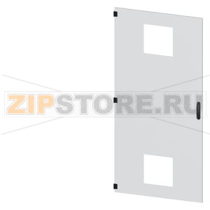 SIVACON, door, left, with cutout for filter fan, with ventilation openings H: 2000 mm, W: 900 mm, RAL 7035, Protection class 1 Siemens 8MF1090-2UT15-3BA2 