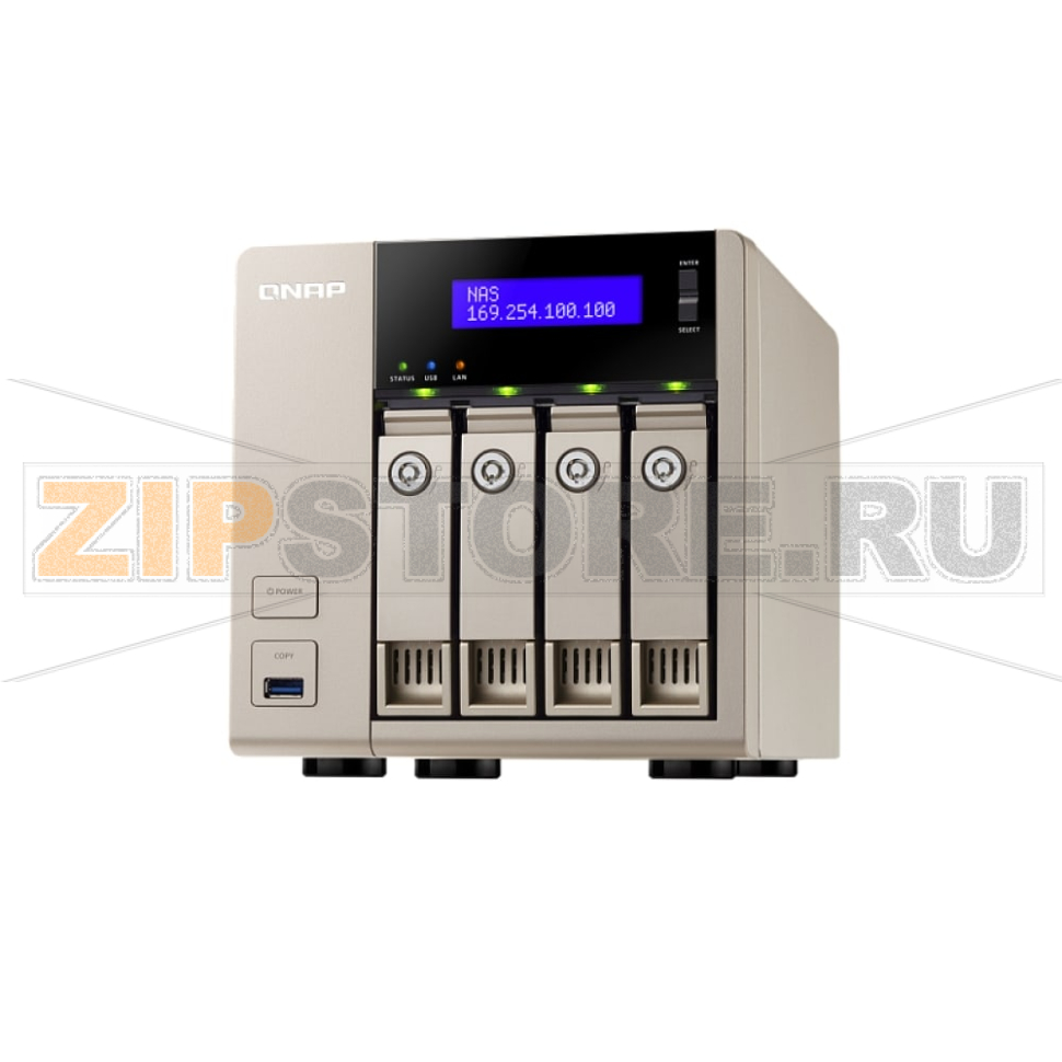Накопитель сетевой QNAP TVS-463 