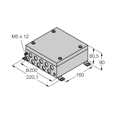 Корпус из нержавеющей стали Turck EG-VA2020/BV67-T103 