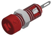 Разъем 6 А, 30 В, красный Hirschmann MBI 1 RED