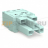 Разъем; 2-пол.; Код. B; 4,00 mm; светло-бирюзовые Wago 770-1242/076-000 - Разъем; 2-пол.; Код. B; 4,00 mm; светло-бирюзовые Wago 770-1242/076-000