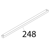 Barra quadra zincata Sirman Palladio 350