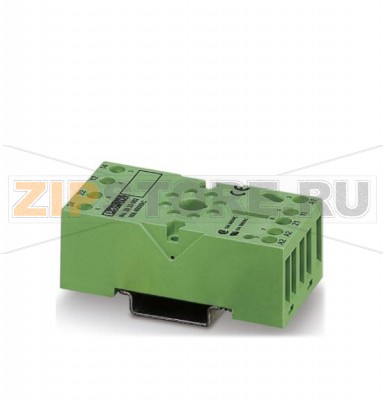 Установочный блок (основание) PR3... Phoenix Contact PR3-BSC1/2X21 для восьмиконтактного реле REL-OR с 2 переключающими контаками, винтовые зажимы, возможность установки вводных модулей и модулей подавления помех, монтируется на NS 35/7.5.Минимальный заказ: 10 шт.Упаковка: 10 шт.