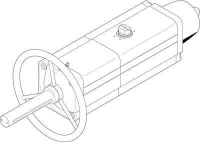 Привод неполноповоротный Festo DAPS-0960-090-RS1-F14-MW
