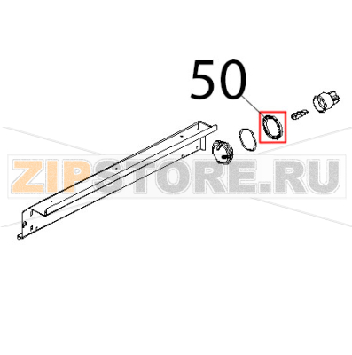 Guarnizione portalampada DE=53.2, DI=44.2, SP=3.2, PTFE P Unox XV 203G Guarnizione portalampada DE=53.2, DI=44.2, SP=3.2, PTFE P Unox XV 203GЗапчасть на деталировке под номером: 50