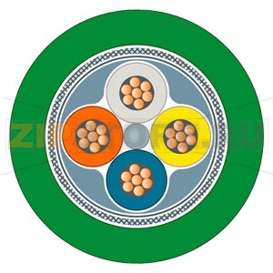 SIMATIC NET, FC ТРЕЙЛИНГОВЫЙ IE TP КАБЕЛЬ ДЛЯ БЫСТРОГО МОНТАЖА (FC), ДЛЯ ПОДКЛ. К FC СОЕДИНИТЕЛЮ RJ45, 4-ЖИЛЬНЫЙ, ЭКРАНИРОВАННЫЙ, КАТЕГОРИЯ 5, ДО 5 МЛН. ЦИКЛОВ ИЗГИБА, ПОСТАВКА ПО МЕТРАЖУ ОТРЕЗКАМИ ДЛИНОЙ 20 ... 1000 M Siemens 6XV1840-3AH10 